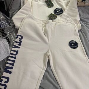 Bape stadium goods sweatsuit xl really would like to sell as a set but open